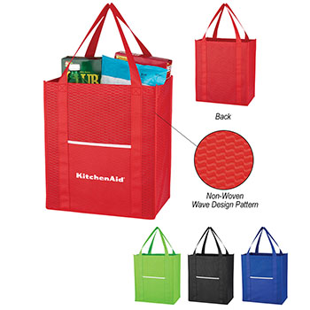 13" x 15" x 8" Non Woven Shopper Tote Bag