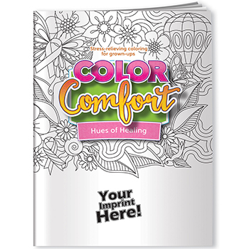 Hues of Healing (Breast Cancer Awareness) Color Comfort Adult Coloring Book