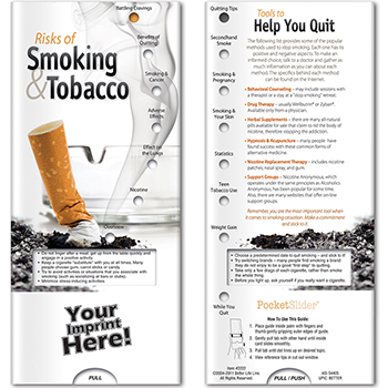 Risks of Smoking & Tobacco Pocket Slider