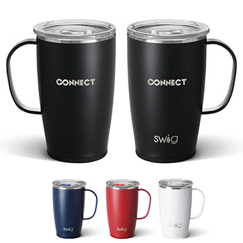 18 oz Swig Life Stainless Steel Travel Tumbler