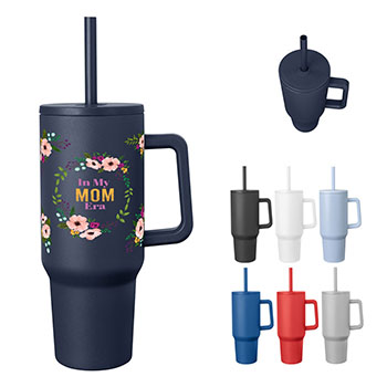 40 Oz. Full Color Jackson Intrepid Stainless Steel Tumbler