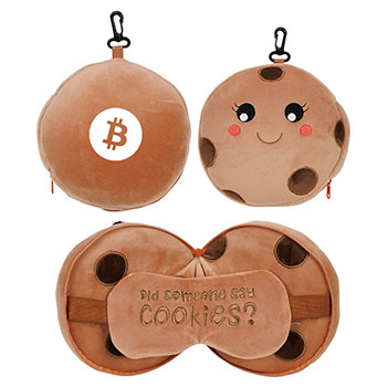 Comfort Pals™ Cookie 2-in-1 Pillow Sleep Mask 