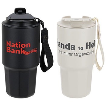 SENSO® Dash 21 oz Vacuum Insulated Stainless Steel Tumbler with Hand Strap