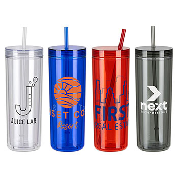 Arden 16 oz Recycled Acrylic Straw Tumbler