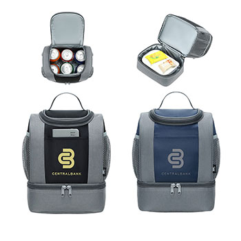 Americana RPET 2-Compartment Lunch Cooler Bag 