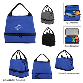 Denson rPET Expandable Dual Compartment Cooler Bag 