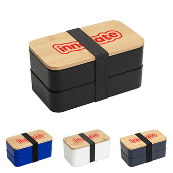 Bamboo Stackable Bento Box
