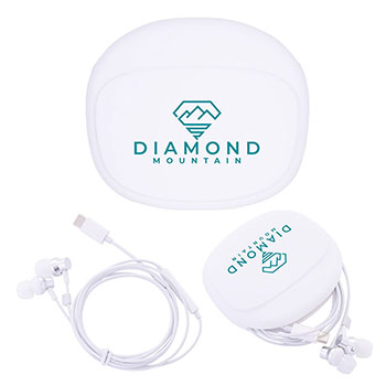 Opus USB-C Wired Earbuds with Silicone Pouch 
