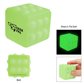 Glow-In-The-Dark Push Pop Cube