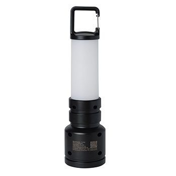 Dream Team 2-in-1 Recycled ABS Plastic Rechargeable Flashlight with Lantern 