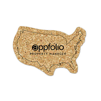 United States Cork Coaster