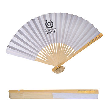 Bamboo Folding Handheld Fan 