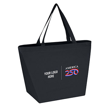 America250™ Non-Woven Budget Shopper Tote Bag 