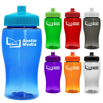 18 oz. Transparent Water Bottle