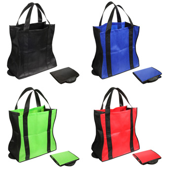 Wave Rider Folding Tote Bag