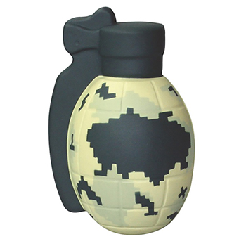 Camo Grenade Stress Reliever