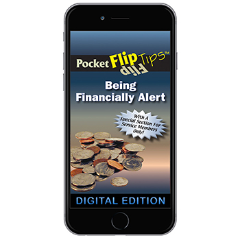 Digital Flip Tip Book: Being Financially Alert