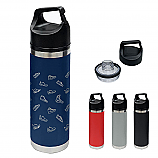 18 oz Full Laser Davenport Stainless Steel Bottle