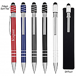 Spin Top Pen With Stylus 