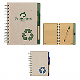 Eco Inspired Spiral Notebook & Pen 